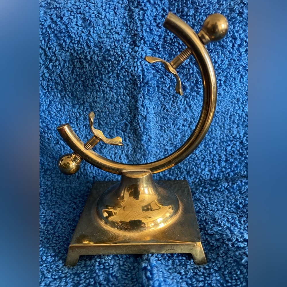 Vintage Brass Pocket watch holder
